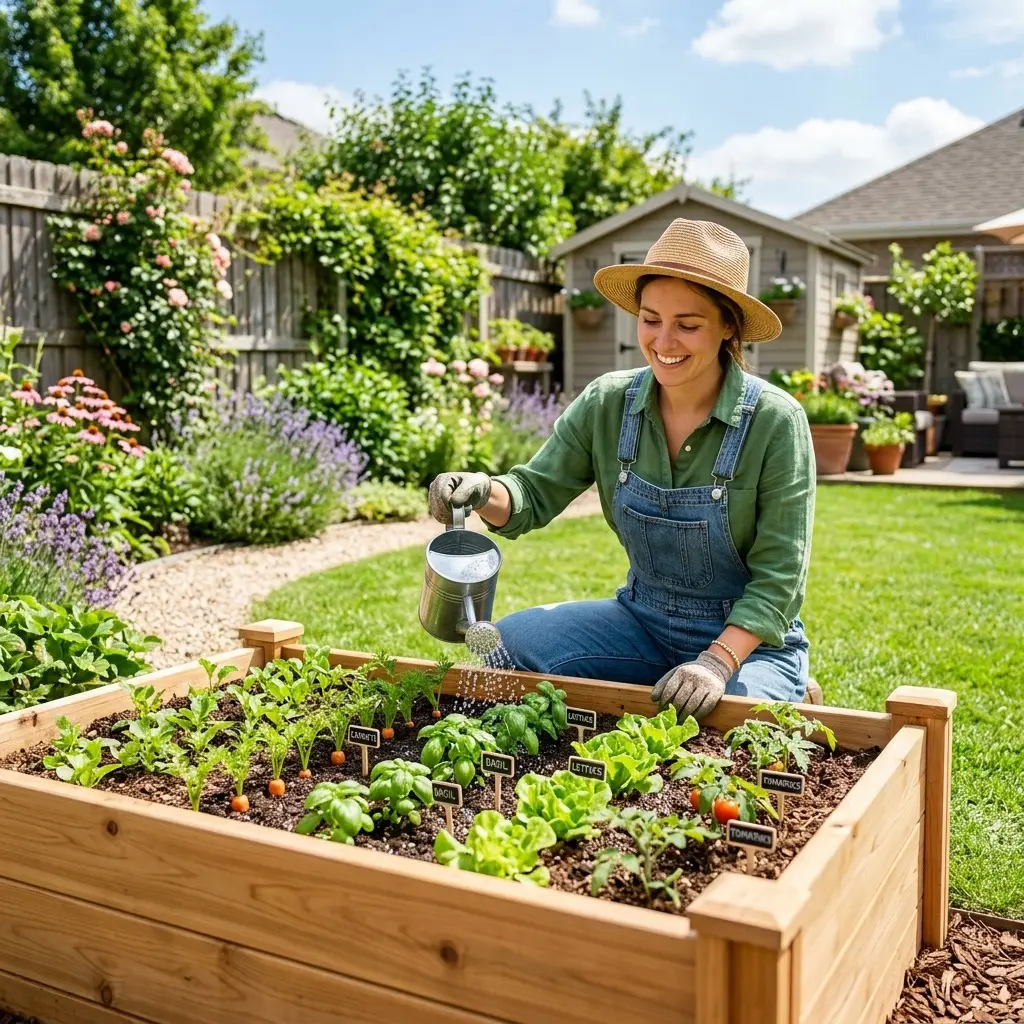 Raised Bed Gardening for Beginners (9 Easy Vegetables)
